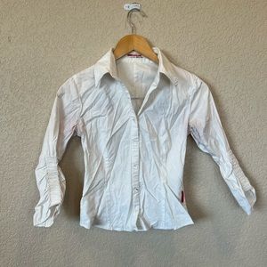 Women’s white Prada blouse